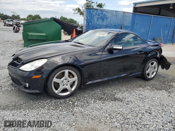 2006 Mercedes-Benz SLK 350 with VIN WDBWK56F96F106593, listed as a Copart auction lot 57021645 with 103,015 mi miles and Salvage title. Bid and sale history available at DreamBid. Image 1.