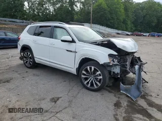 2022 Volkswagen Atlas SEL Premium R-Line with VIN 1V2FR2CA8NC502145, listed as a Copart auction lot 64388755 with Not provided miles and Salvage title. Bid and sale history available at DreamBid. Image 4.