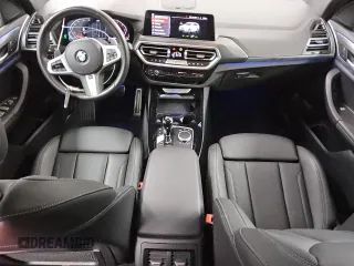 2024 BMW X3 sDrive30i with VIN 5UX43DP08R9W57559, listed as a Copart auction lot 52648995 with 23,026 mi miles and Clean Title. Bid and sale history available at DreamBid. Image 8.