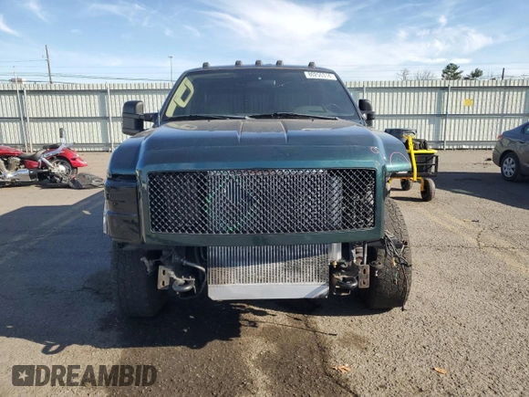 2008 Ford F-350 XL with VIN 1FTWX31RX8EA50942, listed as a Copart auction lot 80255314 with 63,696 mi miles and Salvage Title. Bid and sale history available at DreamBid. Image 5.