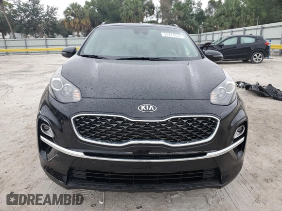 2022 Kia Sportage EX with VIN KNDPN3AC6N7975479, listed as a Copart auction lot 56774835 with 7,442 mi miles and Salvage title. Bid and sale history available at DreamBid. Image 5.