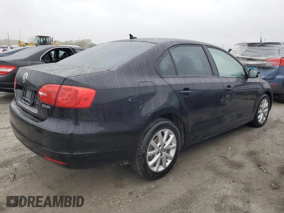 2012 Volkswagen Jetta Sedan SE w/Convenience & Sunroof with VIN 3VWDX7AJ2CM344828, listed as a Copart auction lot 49746154 with 81,927 mi miles and Salvage Title. Bid and sale history available at carsss.com. Image 3.