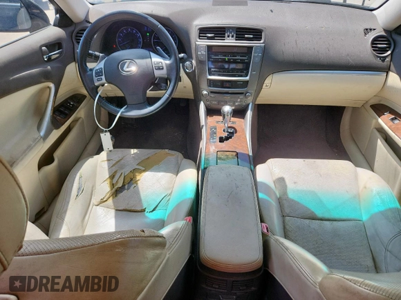 2011 Lexus IS 250 z VIN JTHBF5C24B5144155, wystawiony jako Copart lot #63081545 z przebiegiem 221 706 mil mil oraz Szkoda całkowita • Salvage title. Historia ofert i sprzedaży dostępna na DreamBid. Obrazek 8.