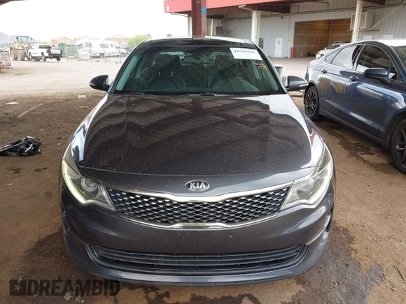 2017 Kia Optima EX with VIN 5XXGU4L36HG125627, listed as a IAAI auction lot 41949580 with 123,548 mi miles. Bid and sale history available at carsss.com. Image 12.