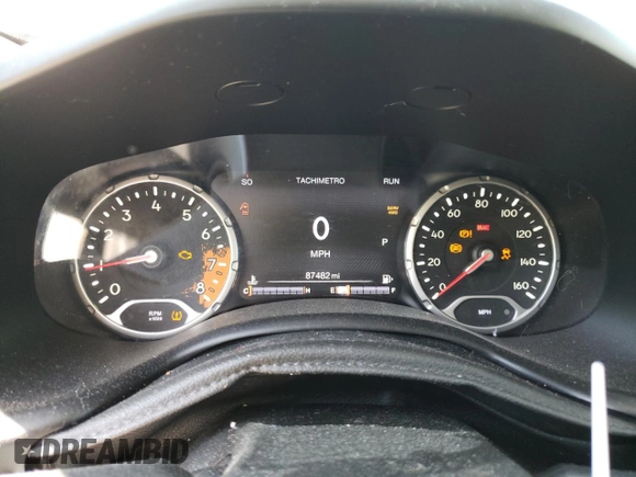 2017 Jeep Renegade Latitude z VIN ZACCJBBB3HPF86686, wystawiony jako Copart lot #54656705 z przebiegiem 87 482 mil mil oraz Szkoda całkowita • Salvage title. Historia ofert i sprzedaży dostępna na DreamBid. Obrazek 9.