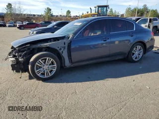 2013 Infiniti G37 Journey with VIN JN1CV6AP4DM302518, listed as a Copart auction lot 46490985 with 214,975 mi miles and Salvage title. Bid and sale history available at DreamBid. Image 1.