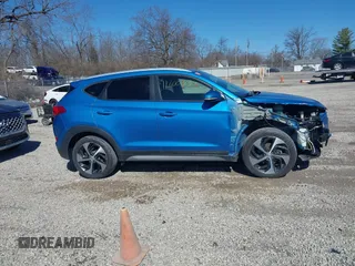 2017 Hyundai Tucson Sport with VIN KM8J3CA20HU336809, listed as a IAAI auction lot 41800913 with 112,948 mi miles and . Bid and sale history available at DreamBid. Image 14.