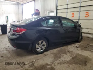 2014 Honda Civic LX z VIN 19XFB2F5XEE037008, wystawiony jako Copart lot #51533375 z przebiegiem Nie podano mil oraz Szkoda całkowita • Salvage title. Historia ofert i sprzedaży dostępna na DreamBid. Obrazek 3.