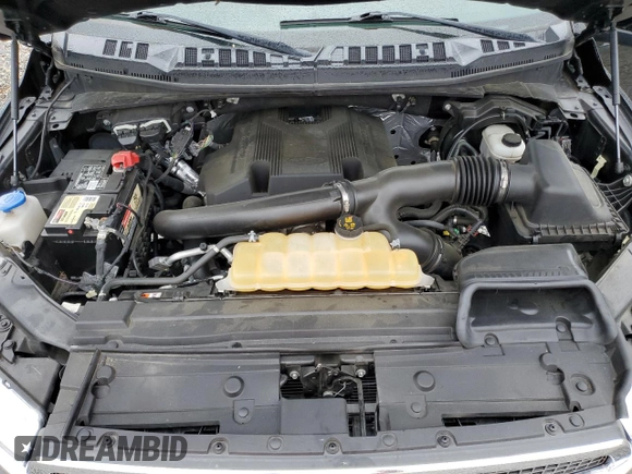 2018 Ford F-150 XL with VIN 1FTEW1EG0JFE35423, listed as a Copart auction lot 48533525 with 96,045 mi miles and Salvage Title. Bid and sale history available at carsss.com. Image 11.