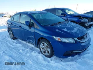 2013 Honda Civic LX z VIN 2HGFB2F57DH504132, wystawiony jako IAAI lot #41544426 z przebiegiem 150 290 mil mil oraz . Historia ofert i sprzedaży dostępna na DreamBid. Obrazek 1.