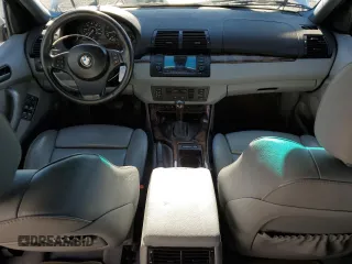 2005 BMW X5 4.4i with VIN 5UXFB53525LV14607, listed as a Copart auction lot 50407195 with 139,660 mi miles and Salvage Title. Bid and sale history available at carsss.com. Image 8.