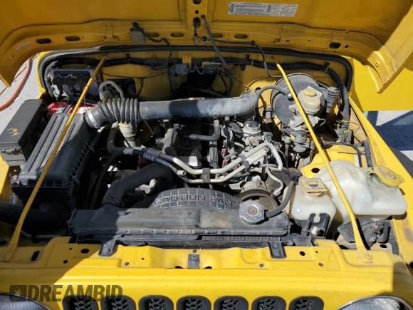 2003 Jeep Wrangler X with VIN 1J4FA39S83P368090, listed as a Copart auction lot 69773284 with 216,671 mi miles and Salvage Title. Bid and sale history available at carsss.com. Image 12.