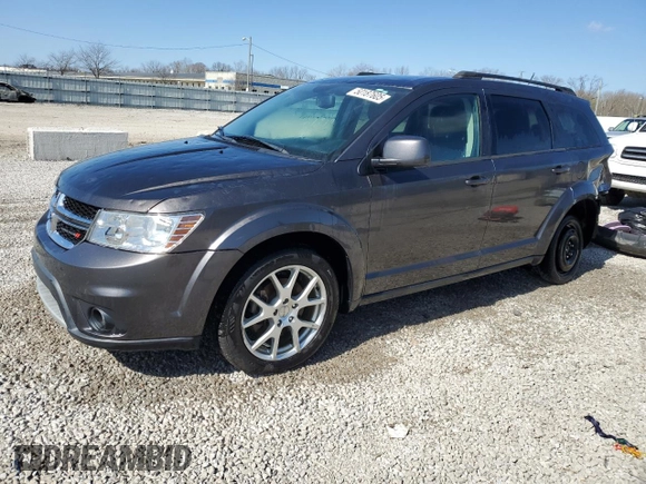 2015 Dodge Journey SXT with VIN 3C4PDCBG2FT632296, listed as a Copart auction lot 50187605 with 80,543 mi miles and Non Repairable. Bid and sale history available at carsss.com. Image 1.