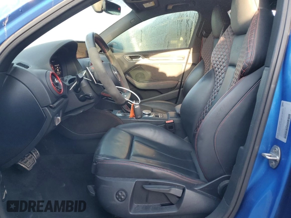 2019 Audi RS 3 z VIN WUABWGFF6KA903460, wystawiony jako Copart lot #72391473 z przebiegiem 42 921 mil mil oraz . Historia ofert i sprzedaży dostępna na DreamBid. Obrazek 7.