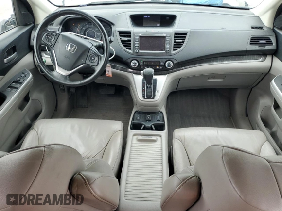 2012 Honda CR-V EX-L with VIN JHLRM4H77CC002810, listed as a Copart auction lot 54560385 with 122,349 mi miles and Salvage Title. Bid and sale history available at carsss.com. Image 8.
