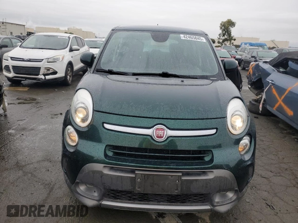 2014 FIAT 500L Trekking with VIN ZFBCFADH0EZ009238, listed as a Copart auction lot 42465845 with 104,858 mi miles and Salvage Title. Bid and sale history available at DreamBid. Image 5.