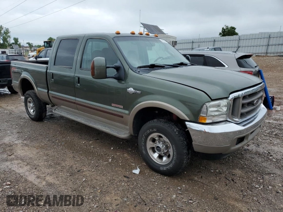 2004 Ford F-350 XL with VIN 1FTSW31P14EA89607, listed as a Copart auction lot 54424865 with 105,123 mi miles and Salvage title. Bid and sale history available at DreamBid. Image 4.