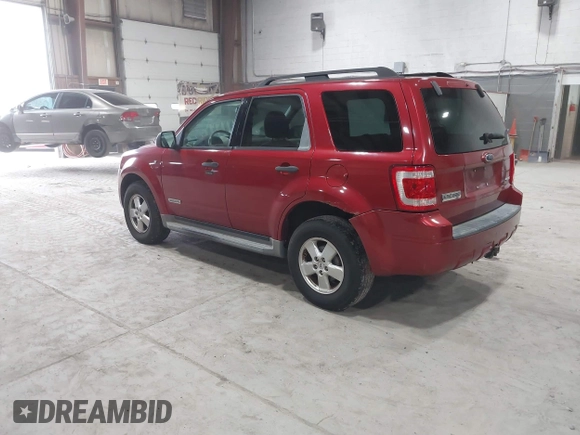 2008 Ford Escape XLT with VIN 1FMCU93148KB15786, listed as a IAAI auction lot 41991482 with 160,109 mi miles. Bid and sale history available at carsss.com. Image 3.