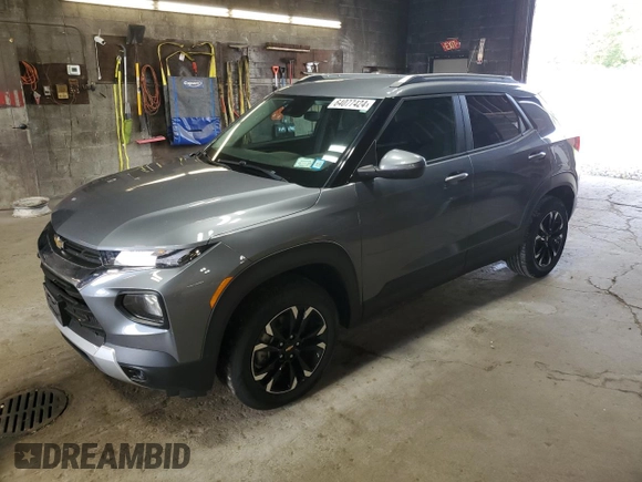 2021 Chevrolet TrailBlazer LT with VIN KL79MRSL4MB008732, listed as a Copart auction lot 64077424 with 24,782 mi miles and Salvage Title. Bid and sale history available at DreamBid. Image 1.