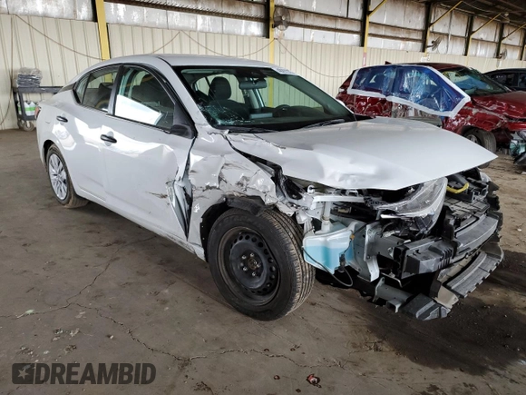 2024 Nissan Sentra S with VIN 3N1AB8BV5RY292658, listed as a Copart auction lot 49291275 with 41,390 mi miles and Salvage Title. Bid and sale history available at carsss.com. Image 4.