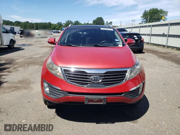2012 Kia Sportage EX with VIN KNDPC3A2XC7267875, listed as a Copart auction lot 60050415 with 170,219 mi miles and Salvage title. Bid and sale history available at DreamBid. Image 5.