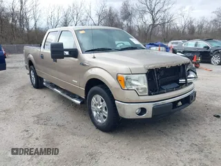 2011 Ford F-150 XLT with VIN 1FTFW1CTXBFC38247, listed as a IAAI auction lot 41863888 with 131,399 mi miles. Bid and sale history available at carsss.com. Image 1.
