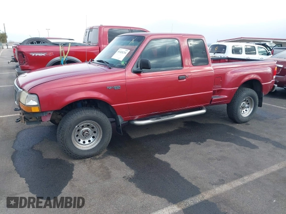 1999 Ford Ranger XL with VIN 1FTZR15V6XPC05055, listed as a IAAI auction lot 41426216 with 252,353 mi miles. Bid and sale history available at carsss.com. Image 2.