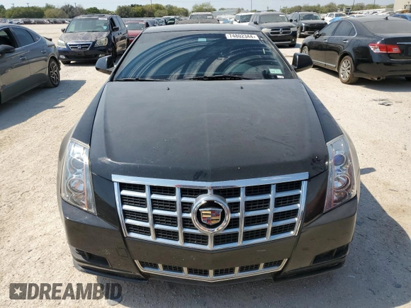 2013 Cadillac CTS with VIN 1G6DA1E35D0132770, listed as a Copart auction lot 74802344 with 120,667 mi miles and Salvage title. Bid and sale history available at DreamBid. Image 5.