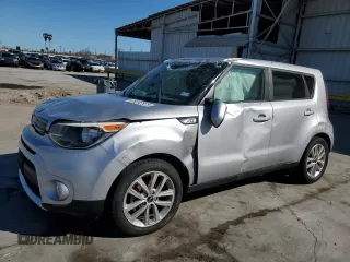 2018 Kia Soul + with VIN KNDJP3A50J7569533, listed as a Copart auction lot 46692825 with 93,506 mi miles and Salvage Title. Bid and sale history available at carsss.com. Image 1.