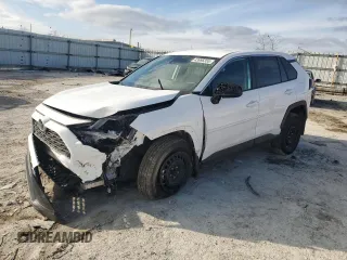 2023 Toyota RAV4 LE with VIN 2T3F1RFV3PC348025, listed as a Copart auction lot 43995355 with 46,155 mi miles and Salvage Title. Bid and sale history available at carsss.com. Image 1.