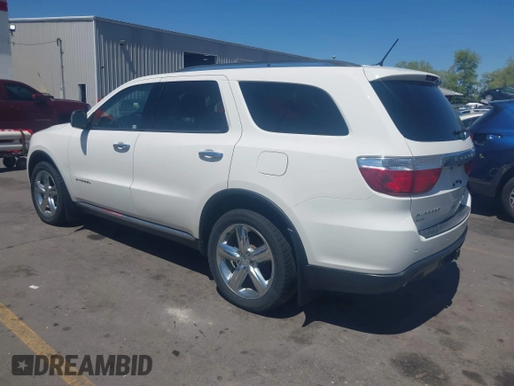 2012 Dodge Durango Citadel with VIN 1C4SDJET0CC100625, listed as a IAAI auction lot 42170821 with 130,866 mi miles and . Bid and sale history available at DreamBid. Image 3.