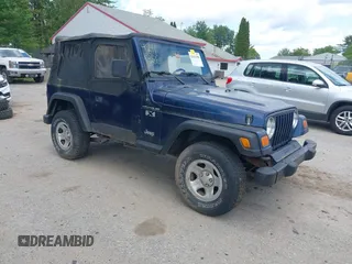 2002 Jeep Wrangler X z VIN 1J4FA39S82P735794, wystawiony jako IAAI lot #42411386 z przebiegiem 141 219 mil mil oraz . Historia ofert i sprzedaży dostępna na DreamBid. Obrazek 1.