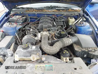 2005 Ford Mustang Deluxe with VIN 1ZVFT80N555143979, listed as a IAAI auction lot 42502001 with 201,721 mi miles and . Bid and sale history available at DreamBid. Image 10.