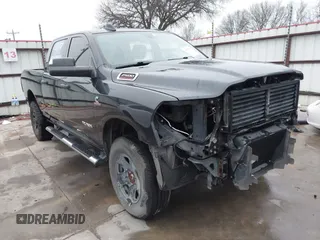 2021 Ram 2500 Tradesman with VIN 3C6UR5CL4MG697627, listed as a IAAI auction lot 41513283 with 105,628 mi miles. Bid and sale history available at carsss.com. Image 1.