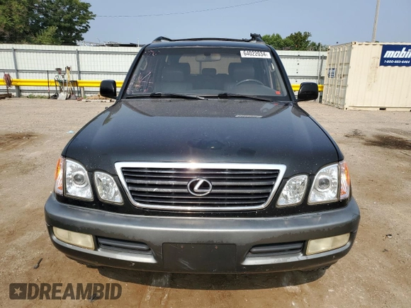 1998 Lexus LX 470 z VIN JT6HT00W0W0022045, wystawiony jako Copart lot #64022034 z przebiegiem 207 846 mil mil oraz Szkoda całkowita • Salvage title. Historia ofert i sprzedaży dostępna na DreamBid. Obrazek 5.