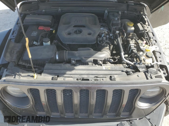 2018 Jeep Wrangler Unlimited Rubicon with VIN 1C4HJXFN6JW203324, listed as a Copart auction lot 47960635 with 80,383 mi miles and Salvage title. Bid and sale history available at DreamBid. Image 12.