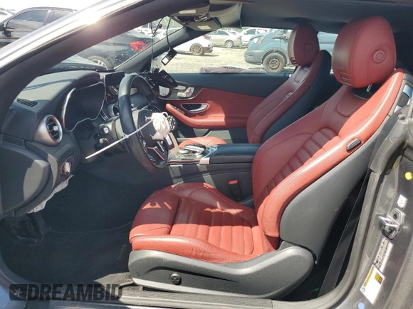 2021 Mercedes-Benz C 300 with VIN W1KWK8DB7MG049195, listed as a Copart auction lot 50562495 with Not Provided miles and Non Repairable. Bid and sale history available at DreamBid. Image 7.