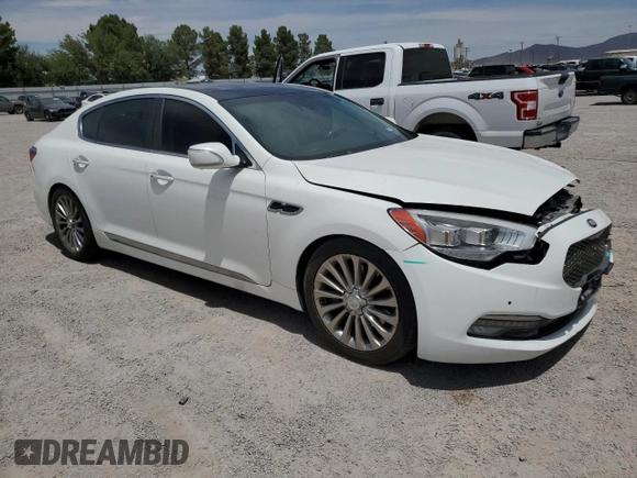 2017 Kia K900 Luxury z VIN KNALW4D4XH6035683, wystawiony jako Copart lot #55470545 z przebiegiem 93 275 mil mil oraz Szkoda całkowita • Salvage title. Historia ofert i sprzedaży dostępna na DreamBid. Obrazek 4.