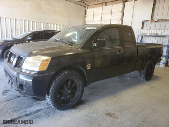 2004 Nissan Titan XE with VIN 1N6AA06A14N532798, listed as a Copart auction lot 46052165 with 254,435 mi miles and Salvage Title. Bid and sale history available at carsss.com. Image 1.