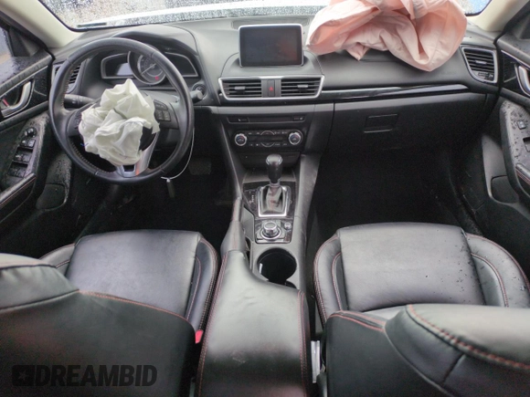 2014 Mazda 3 i Grand Touring with VIN JM1BM1M77E1194358, listed as a Copart auction lot 55116645 with 189,254 mi miles and Salvage Title. Bid and sale history available at DreamBid. Image 8.