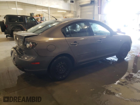 2008 Mazda 3 Sport with VIN JM1BK12F981866604, listed as a Copart auction lot 55243085 with 204,494 mi miles and Salvage Title. Bid and sale history available at DreamBid. Image 3.