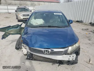 2012 Honda Civic Sdn EX-L with VIN 19XFB2F95CE033285, listed as a Copart auction lot 49304335 with 0 mi miles and Salvage Title. Bid and sale history available at carsss.com. Image 5.