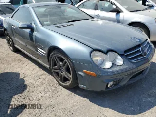 2007 Mercedes-Benz SL with VIN WDBSK79F67F128431, listed as a Copart auction lot 75597584 with Not provided miles and Non repairable. Bid and sale history available at DreamBid. Image 4.