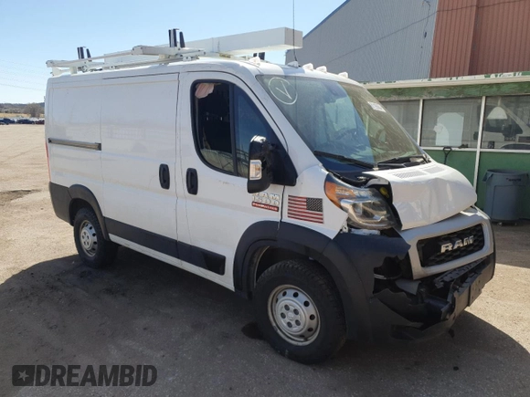 2021 Ram ProMaster Cargo with VIN 3C6LRVNG1ME576187, listed as a Copart auction lot 81195664 with Not Provided miles and Salvage Title. Bid and sale history available at DreamBid. Image 4.
