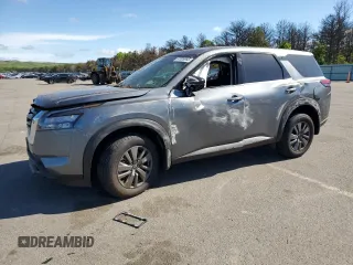 2025 Nissan Pathfinder S with VIN 5N1DR3AC0SC205087, listed as a Copart auction lot 57028965 with 1,052 mi miles and Salvage title. Bid and sale history available at DreamBid. Image 1.