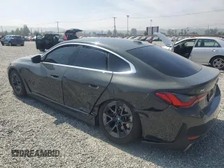 2023 BMW i4 eDrive40 with VIN WBY73AW01PFP79918, listed as a Copart auction lot 57541264 with 17,168 mi miles and Salvage Title. Bid and sale history available at carsss.com. Image 2.