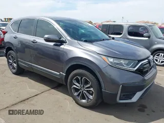 2020 Honda CR-V EX-L with VIN 2HKRW2H86LH687875, listed as a IAAI auction lot 41879558 with 55,907 mi miles. Bid and sale history available at carsss.com. Image 1.