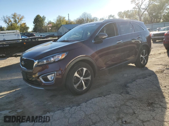2018 Kia Sorento EX with VIN 5XYPHDA58JG355373, listed as a Copart auction lot 79715984 with 100,229 mi miles and Salvage Title. Bid and sale history available at carsss.com. Image 1.