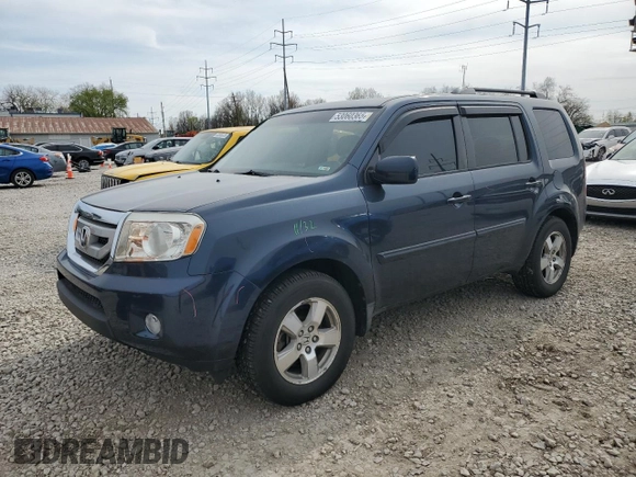 2009 Honda Pilot EX-L with VIN 5FNYF48529B031032, listed as a Copart auction lot 53060365 with 209,608 mi miles and Salvage Title. Bid and sale history available at carsss.com. Image 1.