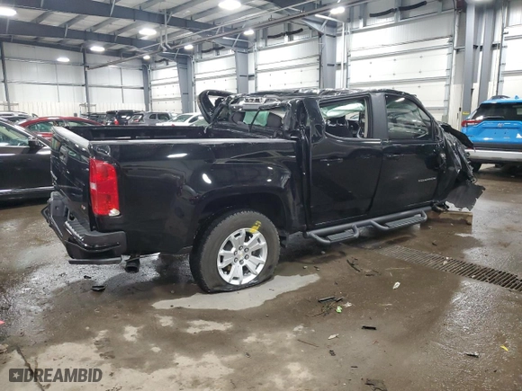 2021 Chevrolet Colorado 2WD LT with VIN 1GCGSCEN6M1221598, listed as a Copart auction lot 46340185 with 69,498 mi miles and Non Repairable. Bid and sale history available at carsss.com. Image 3.